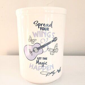 Spread Your Wings Dolly 7" Utensil Crock, NWOT